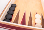 Шах и табла комплект размер 38х38 см. в червен цвят