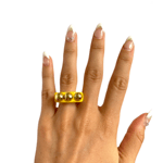 Дамски жълт пръстен 'YELLOW'
