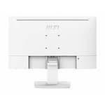 MSI PRO MP243W, 23.8”, 1920x1080 (FHD), 75Hz, 7ms, IPS, 250 nits, Flat, HDMI and DisplayPort, Anti-Flicker and Less Blue Light, Display Kit, Standard VESA, 24M, WHITE