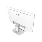 MSI PRO MP243W, 23.8”, 1920x1080 (FHD), 75Hz, 7ms, IPS, 250 nits, Flat, HDMI and DisplayPort, Anti-Flicker and Less Blue Light, Display Kit, Standard VESA, 24M, WHITE
