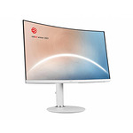 MSI Modern MD271CPW, 27", 1920x1080 (FHD), 75Hz, 4ms, VA, 250 nits, 1500R, USB-C & HDMI, AdaptiveSync, CURVED , Type-C, Height Adjustable Stand, White