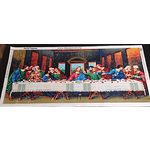 Диамантен Гоблен "Тайната Вечеря" - 104 x 45 см, Кръгли мъниста