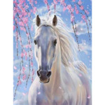 Диамантен Гоблен "Кошница с Рози" - 40 x 50 см, Кръгли мъниста-Copy