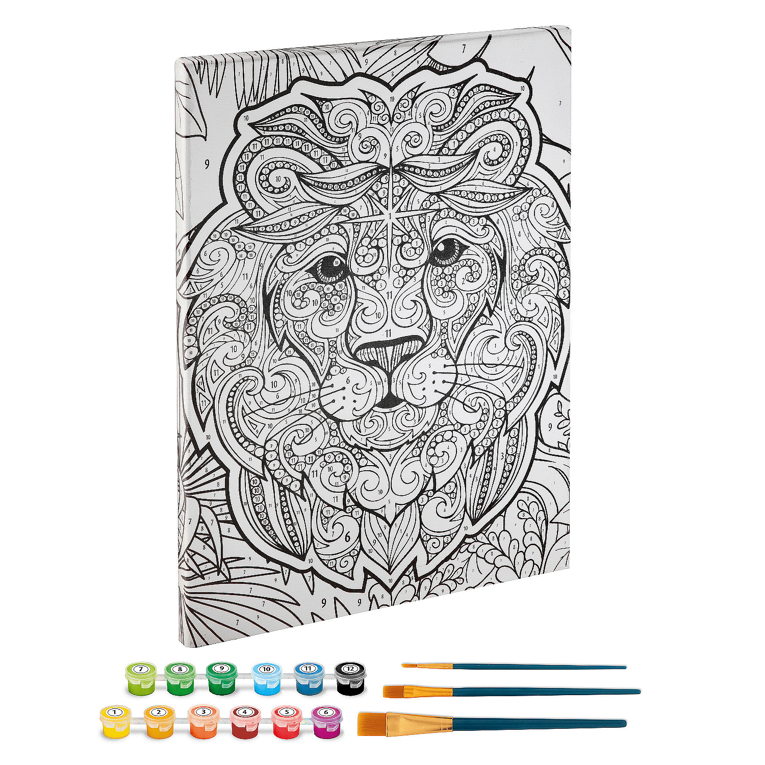 Комплект за Рисуване по Номера – Лъв, 30х40 см