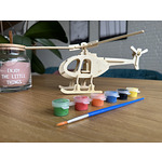 Комплект Хеликоптер - Модел за сглобяване и рисуване