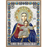 Диамантен Гоблен "Свети Пантелеймон" - 24 x 34 см, Специални мъниста-Copy