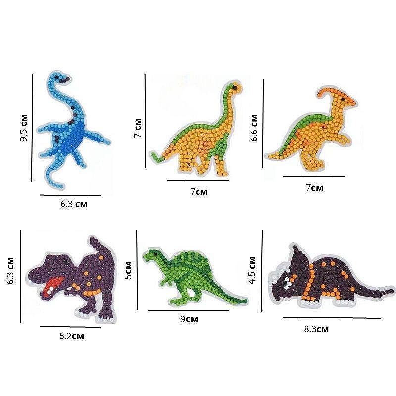 Комплект Диамантени Стикери - Динозаври