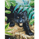 Диамантен Гоблен "Двата Тигъра " - 30 x 40 см, Квадратни мъниста-Copy
