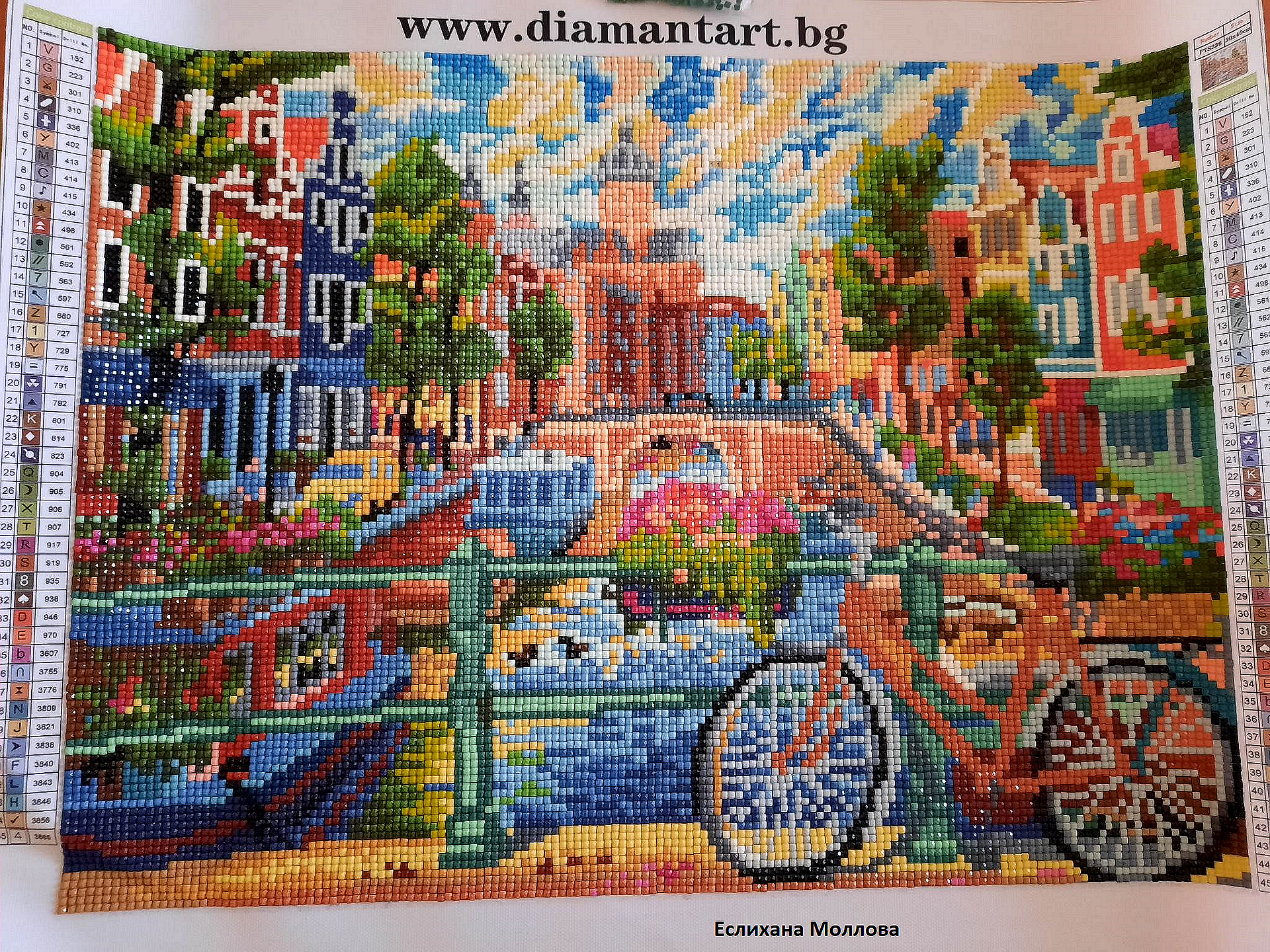 Диамантен Гоблен "Амстердам" - 30 x 40 см, Квадратни мъниста