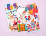 Поздравителни картички за рожден ден с кръгли блестящи мъниста