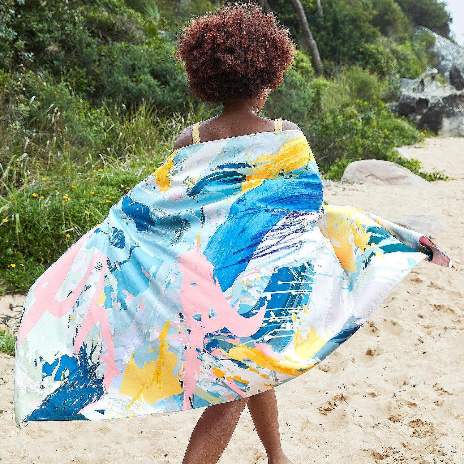 Бързосъхнеща кърпа за плаж TED Kelly-Copy