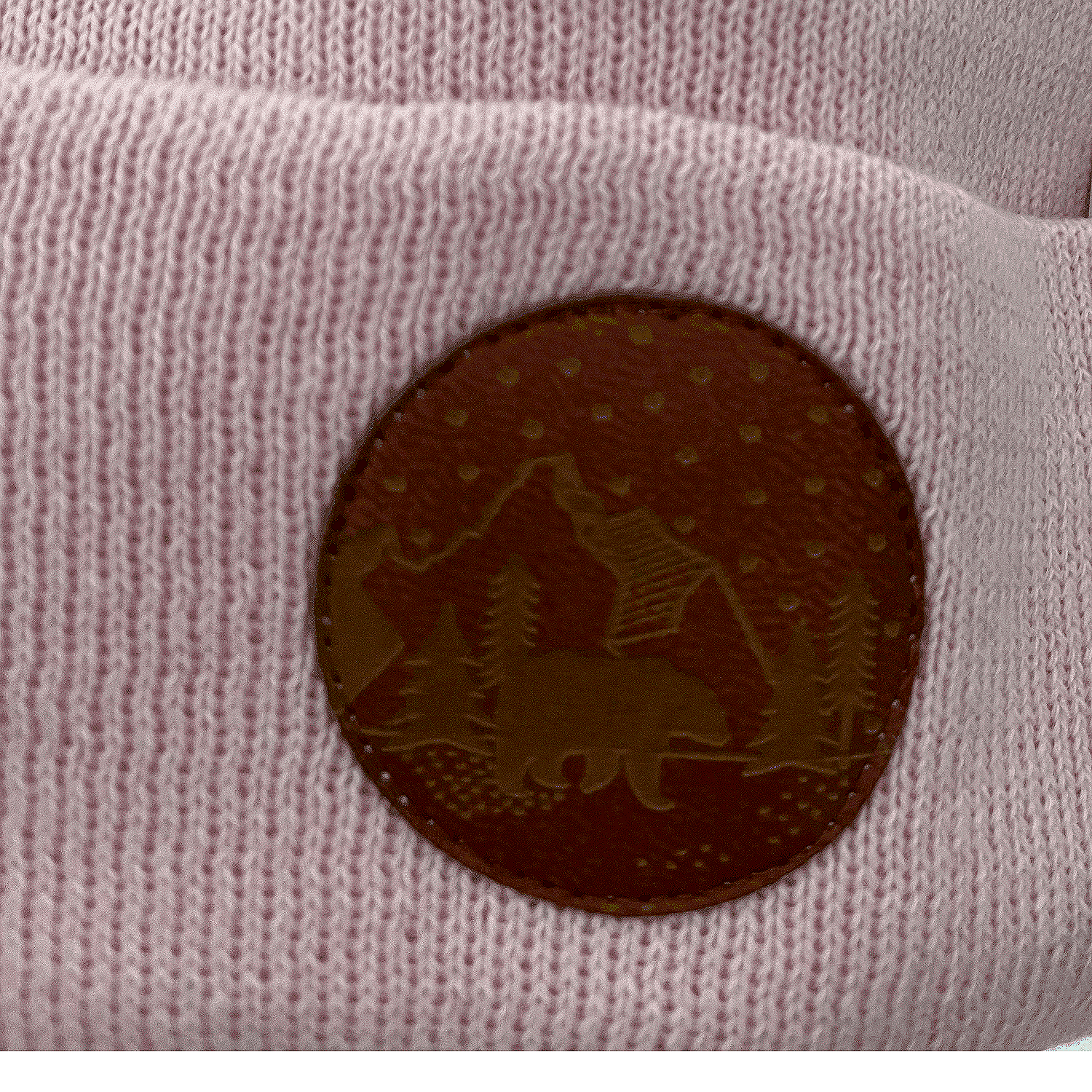 Розова шапка от органичен памук Kabak