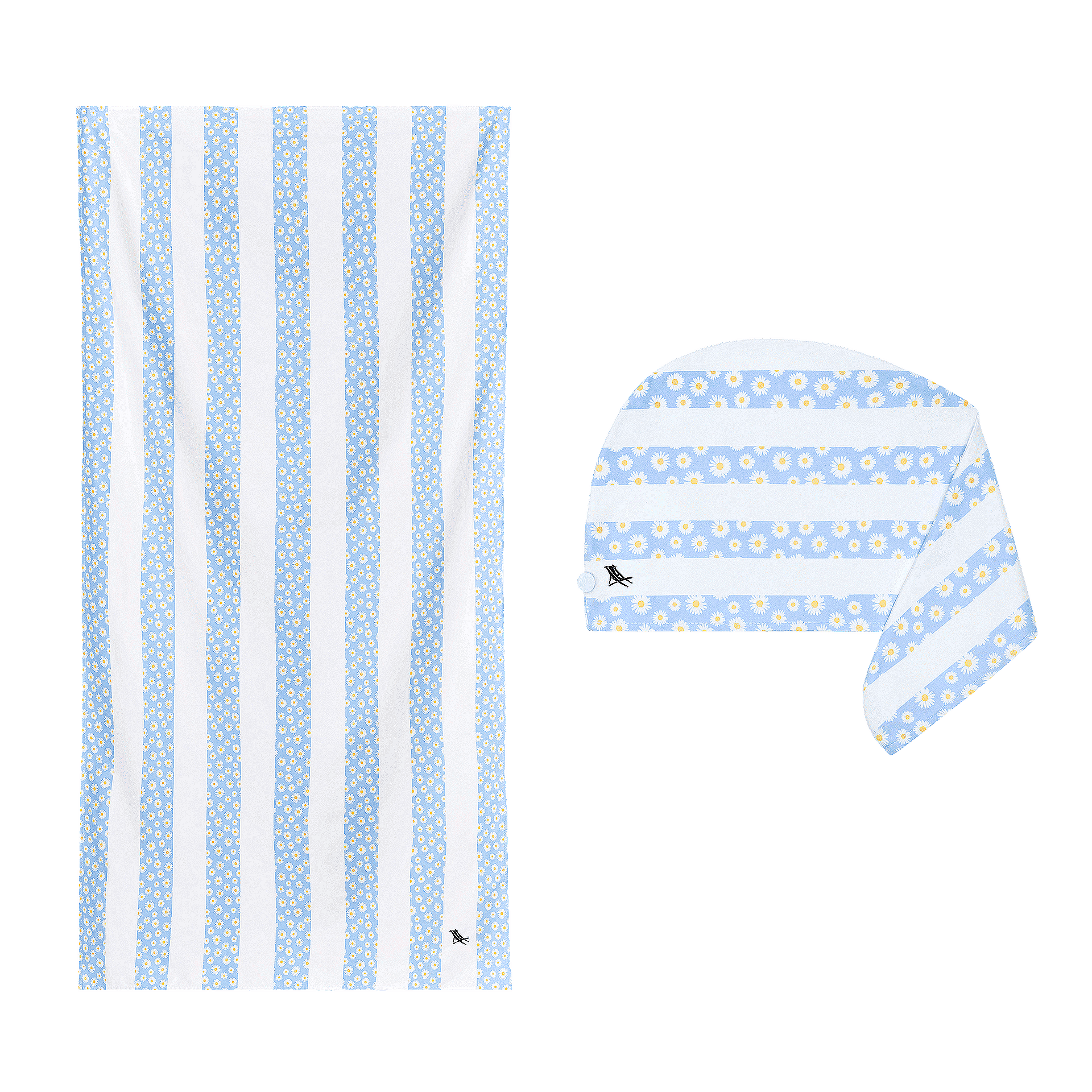 Dock&Bay Комплект тюрбан  и кърпа Sunflower-Copy
