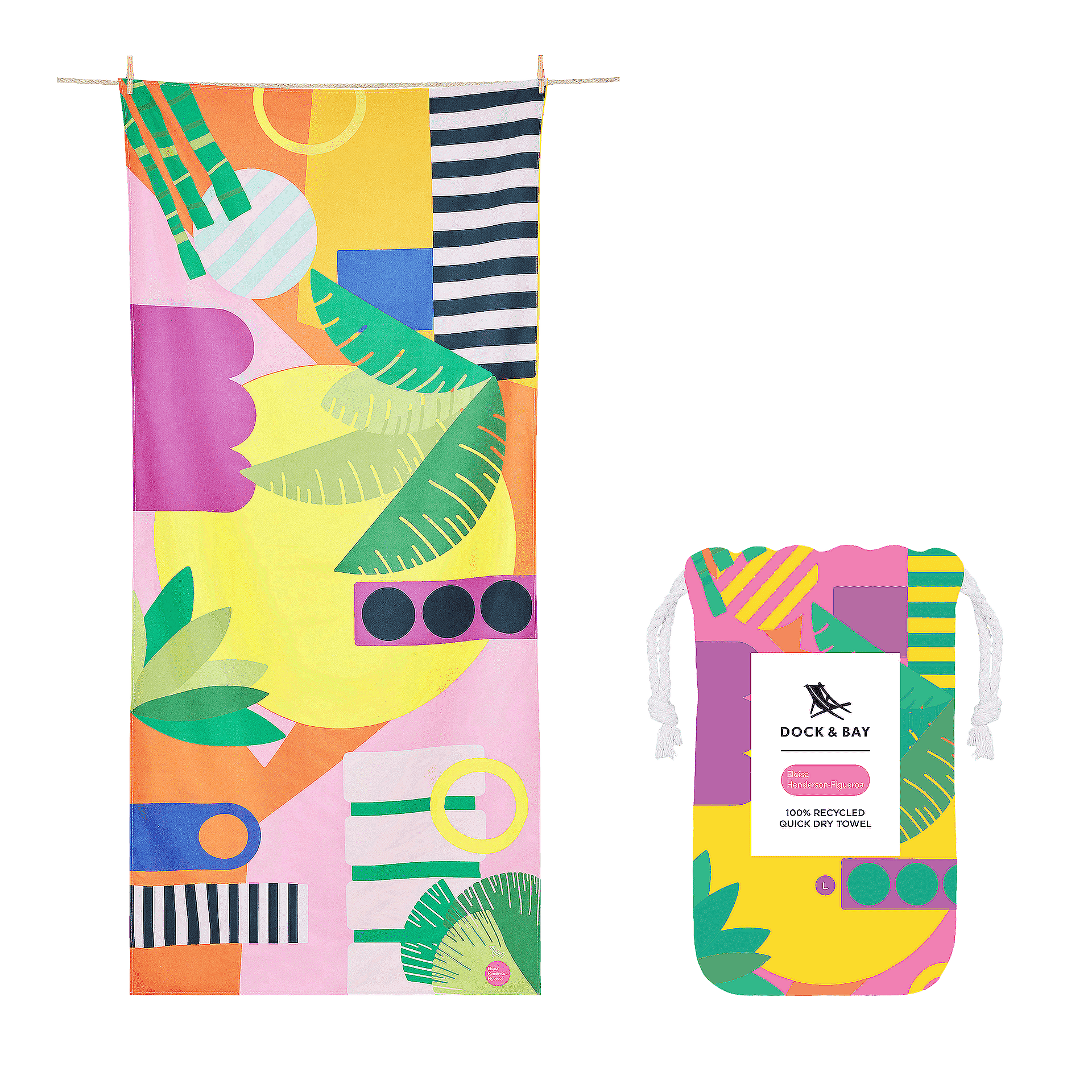 Dock&Bay Бързосъхнеща кърпа за плаж Carnival-Copy
