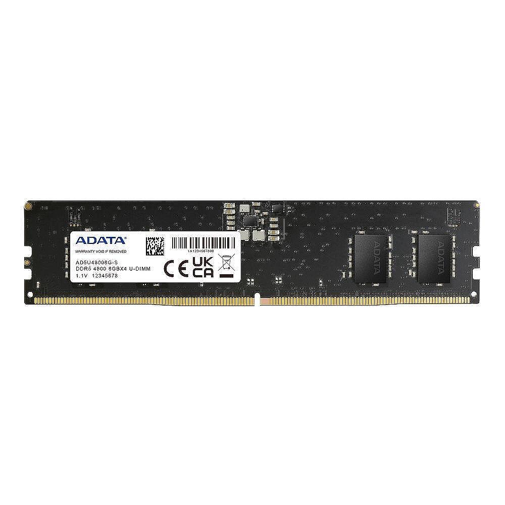 Adata 8GB Desktop Memory - DDR5 U-DIMM 4800 MHz , 1.1V