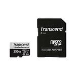 Transcend 256GB microSD w/ adapter UHS-I U3 A2 Ultra Performance