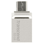 Transcend 32GB, JF880, OTG, USB3.0, Silver