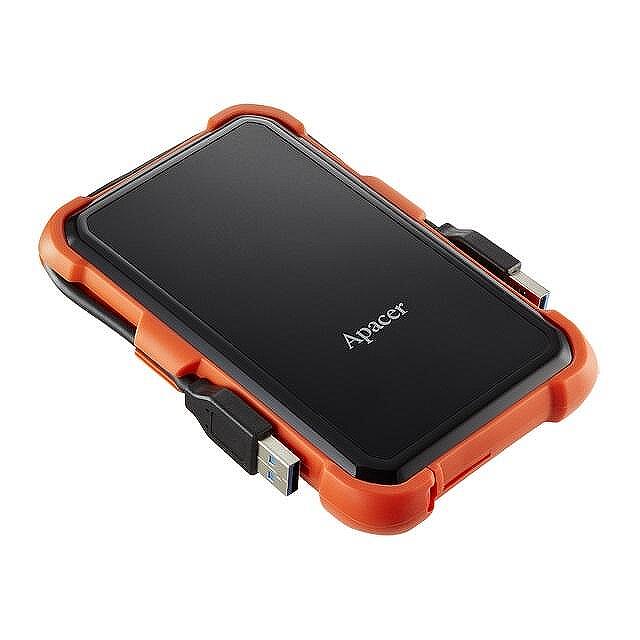 Apacer AC630, 2TB 2.5” SATA HDD USB 3.2Military-Grade Shockproof Portable Hard Drive