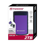 Transcend 2TB StoreJet 2.5" H3P, Portable HDD, USB 3.1