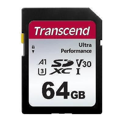 Transcend 64GB SD Card UHS-I U3 A1 Ultra Performance