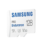 Samsung 128 GB micro SD PRO Endurance, Adapter, Class10, Waterproof, Magnet-proof, Temperature-proof, X-ray-proof, Read 100 MB/s - Write 40 MB/s