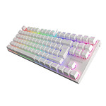 Genesis Gaming Keyboard Thor 303 TKL White RGB Backlight US Layout Brown Switch