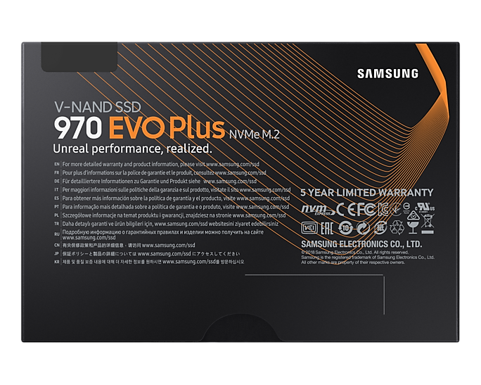 SSD диск Samsung 970 EVO Plus 500GB MZ-V7S500BW-5