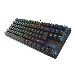 Genesis Mechanical Gaming Keyboard Thor 303 TKL RGB Backlight Red Switch US Layout Black