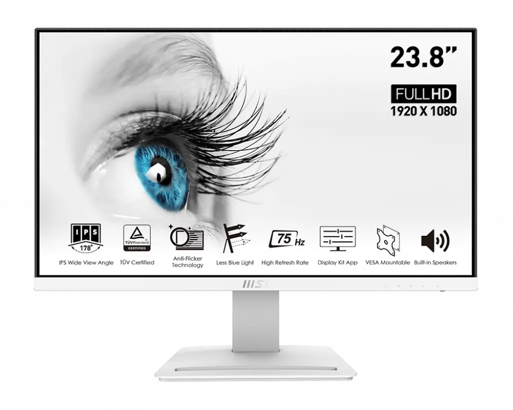 Монитор 23.8" MSI PRO MP243W - 9S6-3PB5CH-011