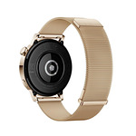 Huawei Watch GT 3 42mm, Milo-B19T, 1.32",  Amoled, 466x466, PPI 356, 4GB, Bluetooth 5.2, supports BLE/BR/EDR, 5ATM, Battery 292 maAh, Light Gold, Light Gold Milanese Strap