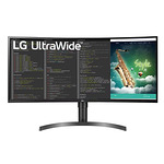 LG 35WN75CP-B, 35" 21:9 UltraWide QHD Monitor(3440 x 1440) with HDR 10, AMD FreeSync, 5ms, 100Hz, 300 cd/m2, 2500:1 , sRGB 99%, USB 3.0, HDMI, USB type-C, DisplayPort, Headphone Out, Tilt,