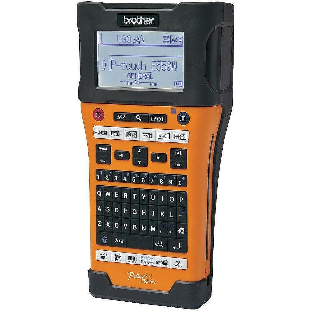 Brother PT-E550WVP Handheld Industrial Labelling system - Cyrillicized