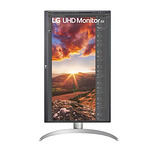 LG 27UP850N-W, 27" UHD 4K IPS, Anti-Glare, DCI-P3 95%, Cinema Screen, 5ms, 1200:1, 400 cd/m2, 3840x2160, HDR 400, MAXX Audio 5W x 2, USB type-C charging (up to 90W), HDMI, DisplayPort, AMD