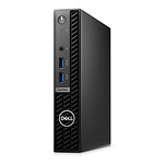 Dell OptiPlex 7010 Micro, Intel Core i3-13100T (4+0 Cores/12MB/2.5GHz to 4.2GHz), 8GB (1x8GB) DDR4, 256GB SSD PCIe M.2, Integrated Graphics, Keyboard&Mouse, Wi-Fi 6E, Win 11 Pro, 3Y PS