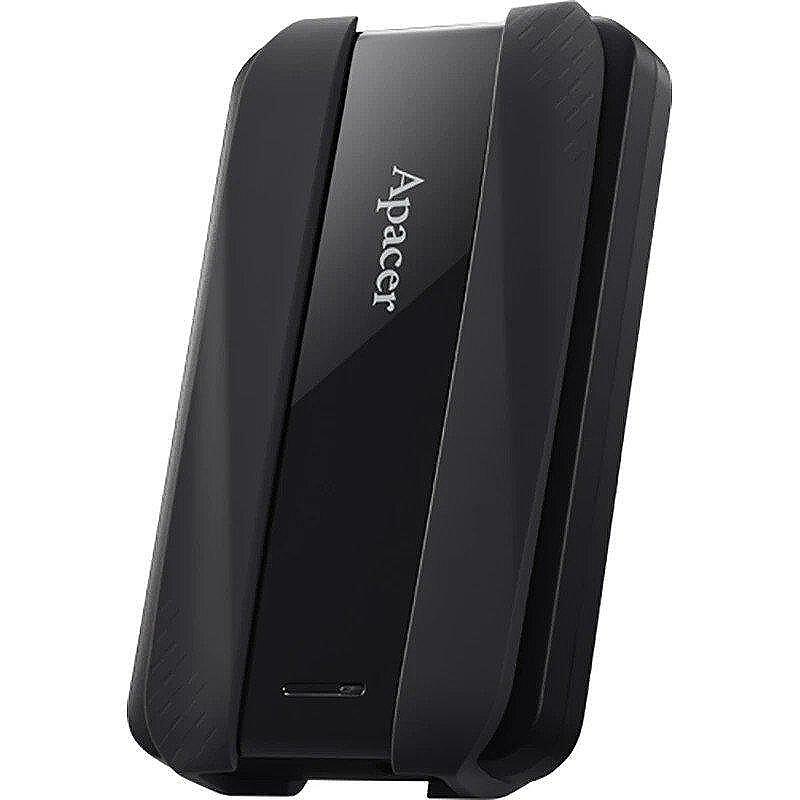 Apacer AC533, 1TB 2.5" SATA HDD USB 3.2 Portable Hard Drive Plastic / Rubber Jet black