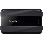 Apacer AC533, 2TB 2.5" SATA HDD USB 3.2 Portable Hard Drive Plastic / Rubber Jet black
