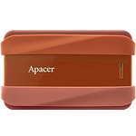 Apacer AC533, 2TB 2.5" SATA HDD USB 3.2 Portable Hard Drive Plastic / Rubber Garnet red