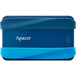 Apacer AC533, 2TB 2.5" SATA HDD USB 3.2 Portable Hard Drive Plastic / Rubber Vibrant blue