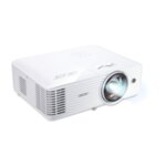Acer Projector S1286H, DLP, Short Throw, XGA (1024x768), 3500 ANSI Lumens, 20000:1, 3D, HDMI, VGA, RCA, Audio in, Audio out, VGA out, DC Out (5V/1A, USB-A), Speaker 16W, Bluelight Shield,
