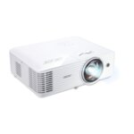 Acer Projector S1286Hn, DLP, Short Throw, XGA (1024x768), 3500 ANSI Lumens, 20000:1, 3D, HDMI, VGA, LAN, RCA, Audio in, Audio out, VGA out, DC Out (5V/1A, USB-A), Speaker 16W, Bluelight