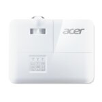 Acer Projector S1386WH, DLP, Short Throw, WXGA (1280x800), 3600 ANSI Lumens, 20000:1, 3D, HDMI, VGA, RCA, Audio in, Audio out, VGA out, DC Out (5V/1A, USB-A), Speaker 16W, Bluelight Shield,