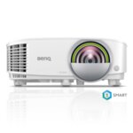 BenQ EW800ST, Short Throw, Wireless Android-based Smart Projector, DLP, WXGA (1280x800), 16:10, 3300 Lumens, 20000:1, Speaker 2W, USB Reader for PC-Less Presentations, Built-in Firefox, LAN,