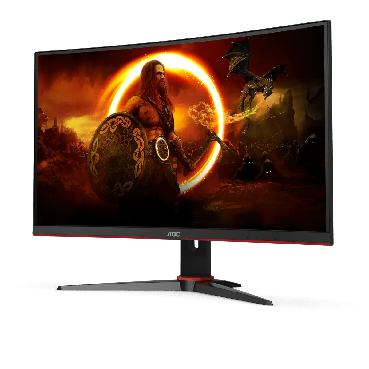 Геймърски монитор 23.6" AOC C24G2AE/BK_2