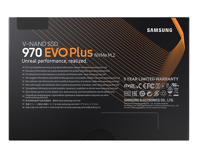 SSD диск Samsung 970 EVO Plus 250GB MZ-V7S250BW-5