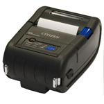 Citizen Label Mobile printer CMP-20II Direct thermal Print Speed 80mm/s, Print Width 48mm/ Media Width 58mm/Roll Size 48mm, Resol.203dpi/Print Sizes 2"/Interf.RS-232 /mini DIN/USB mini