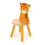 Дървено столче Леопард Tidlo T0202