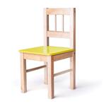 Детско дървено столче, жълто Bigjigs BJ254