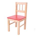 Детско дървено столче, червено Bigjigs BJ252