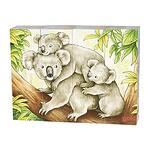 Детски дървени кубчета Австралийски животни Goki 57418