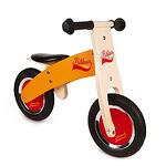 Дървено колело за баланс Little Bikloon Orange and Red Janod J03263